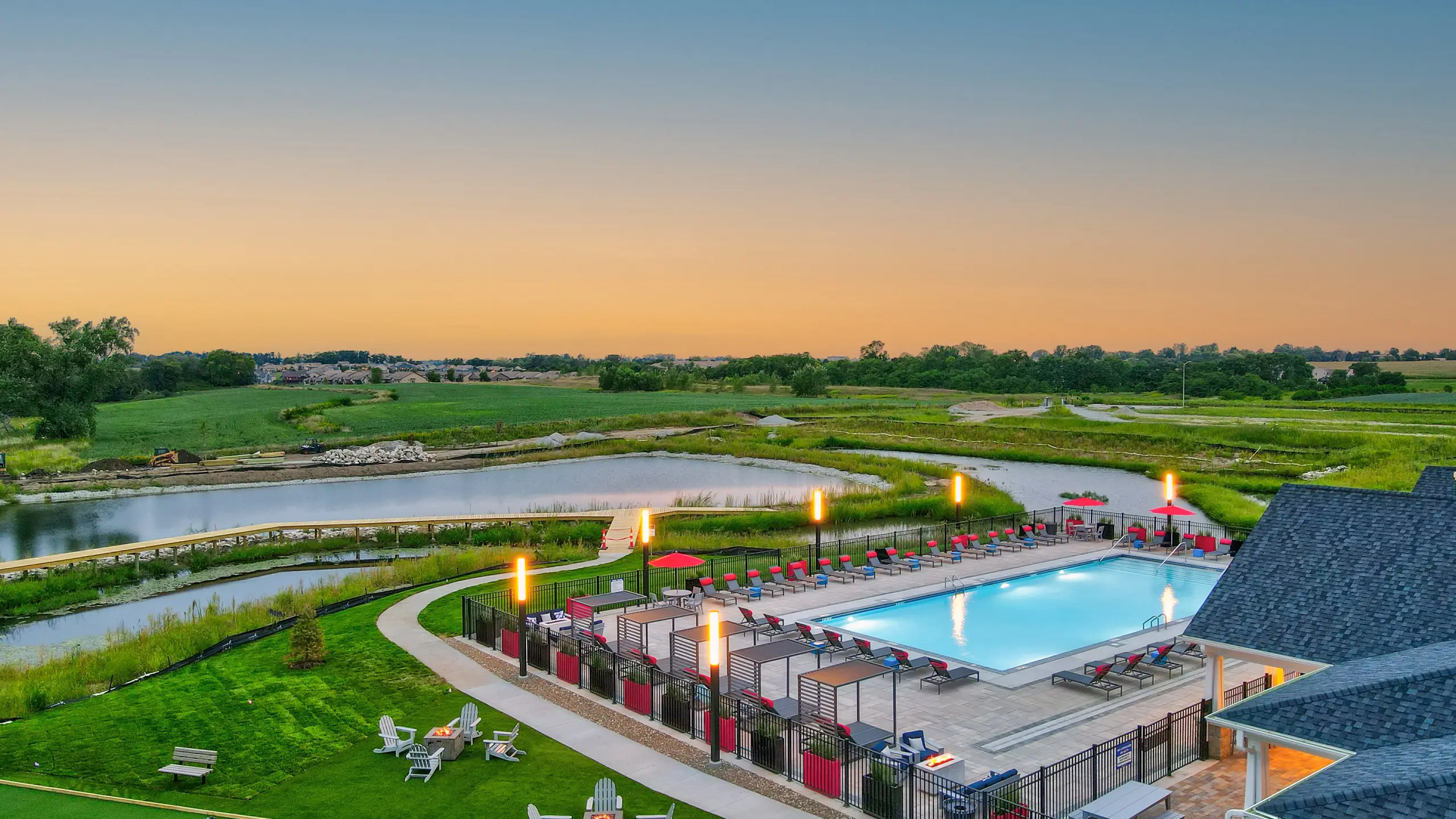 965 Flats Pool Area and Grounds